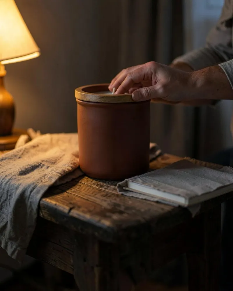 Example ad for Ember & Co: Warmth that settles into your evening