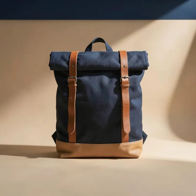 Example ad for Northpack: Built around the roll-top